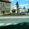 Rond-point à Grâce-Hollogne (Belgique)