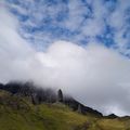 Des chaussures en cuir à Skye, Old Man of Storr