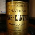 chateau Brane Cantenac 1990 margaux 2nd cru classé