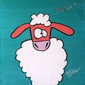 Mouton déjanté (Peinture acrylique)