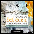 Festival Calligraphie de St Amand les Eaux