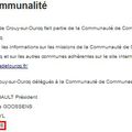 L'absentéisme d'un élu de Crouy-sur-Ourcq au conseil communautaire du Pays de l'Ourcq