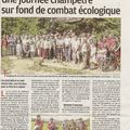 FETE DE LA NATURE : Article de presse de ce jour.