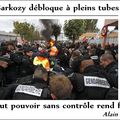 Sarkozy débloque à pleins tubes