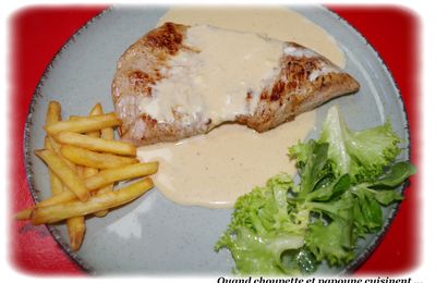 ESCALOPE DE VEAU, SAUCE CREME AU PONT L'EVEQUE