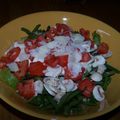 Salade de mesclun et crudités