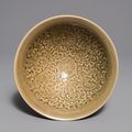 A fine Chinese Yaozhou chrysanthemum bowl, Song dynasty (960-1279)