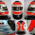 Pitcrew Bell helmet 2000 Jimmy Vasser Target Chip Ganassi Racing Indy by Troy Lee Designs / Signed