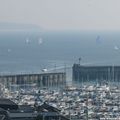 Vue sur la porte du port de plaisance -Photo