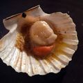 Coquilles Saint-Jacques, beurre au gingembre et lime