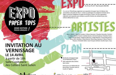 Exposition Paper Toys à Tours