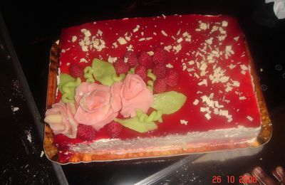 Bavarois vanille fruits rouges