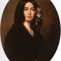 Ouf, je suis venue à bout de ma broderie de "George Sand".