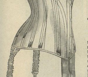 nouveau corset droit 1900