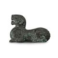 An inscribed section of a bronze tiger tally (Hufu), Eastern Han dynasty (25-220 AD)