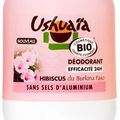 Test du déodorant Ushuaïa bio à l'hibiscus