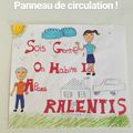 Finition des panneaux de circulation ! 