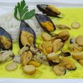 Crème de moules au safran