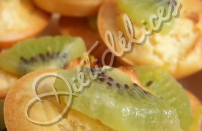 Petits cakes au citon-kiwi