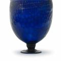 A Roman cobalt blue glass chalice, circa 4th Century A.D.