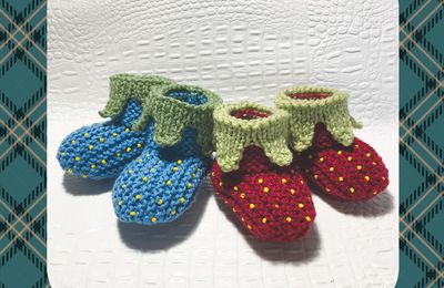 Strawberry slippers