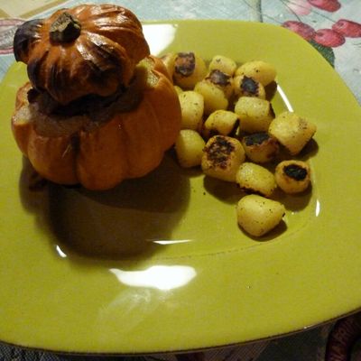 Potimarron farci encore une fois