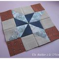 Civil War Quilt, bloc 35