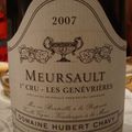 domaine Hubert Chavy 2007 meursault 1er cru "genevrières"