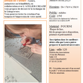 Jeudi 06/04/2023 : atelier Linogravure avec Laura du Schmilblick