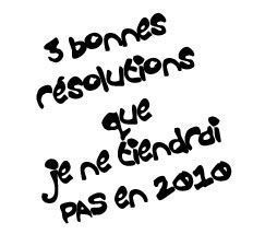 Résolutions 2010...