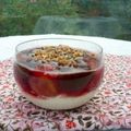 Verrine de figues au chocolat 