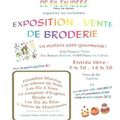 Exposition vente de Broderie