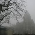 brouillard sur l'église