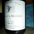 Lirac : Domaine de La Mordorée : Reine des Bois 2013, et Bernard Baudry : Clos Guillot 2009