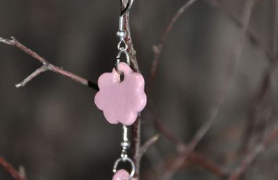 BOUCLES D'OREILLES " FLEURS "