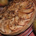 Pour la manif de samedi, j'apporte le dessert! Tarte sablée vanillée pommes et spéculoos...