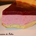 TARTE BAVAROISE A LA FRAMBOISE