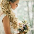 Idées coiffure mariage sur cheveux longs