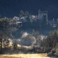 Le château d'Aulan un matin d'hiver