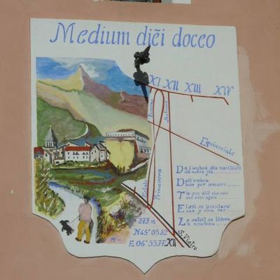 Cadrans solaires de la Alta Val di Susa : 8 - Exilles