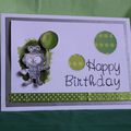 carte robot Happy Birthday