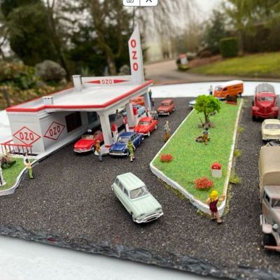 station OZO "le coteau" nationale 7 petite échelle