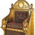 Le trône de Napoléon 1er en 1805