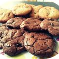 Duo de cookies de choc !