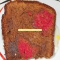 Second test de gâteau caché (moins raté, mais pas encore parfait)