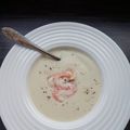 VELOUTE De Pommes de Terre Au Lait de Coco et Ses Crevettes