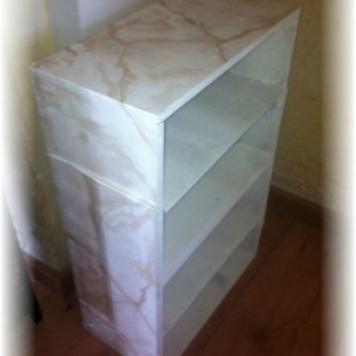Création et customisation d'une étagère