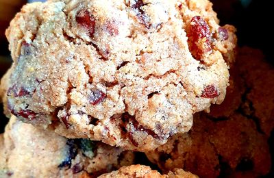 Cookies aux fruits secs et farine de châtaigne