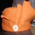 Chapeaux en laine bouillie, créations originales