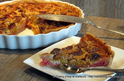 Tarte aux Reine-claude parceque c'est la saison et parceque c'est bon !